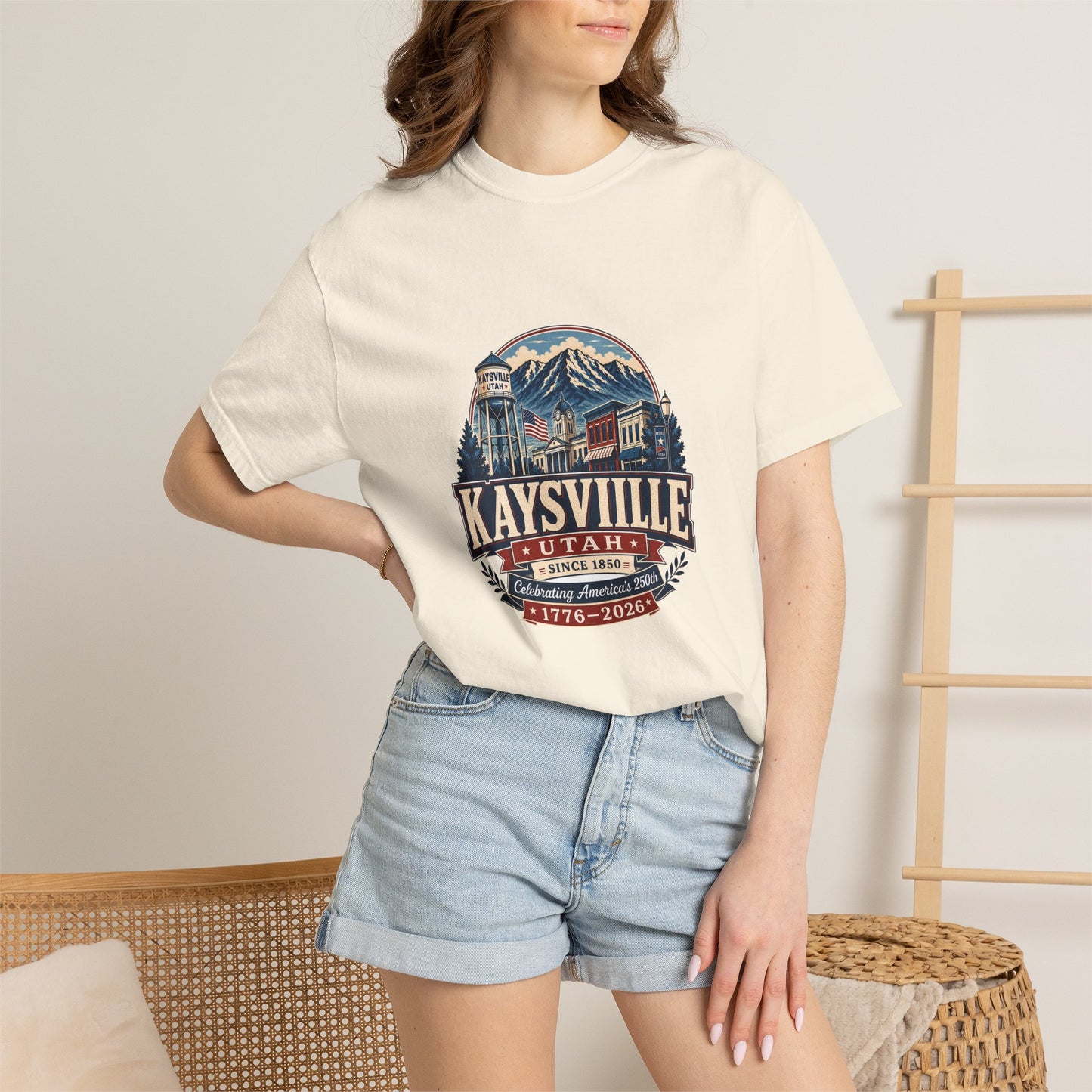 Kaysville City Spirit Tee · Celebrating America's 250th