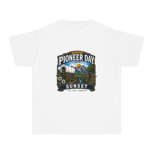 Sunset Pioneer Day Tee · Youth · 24 July 2026