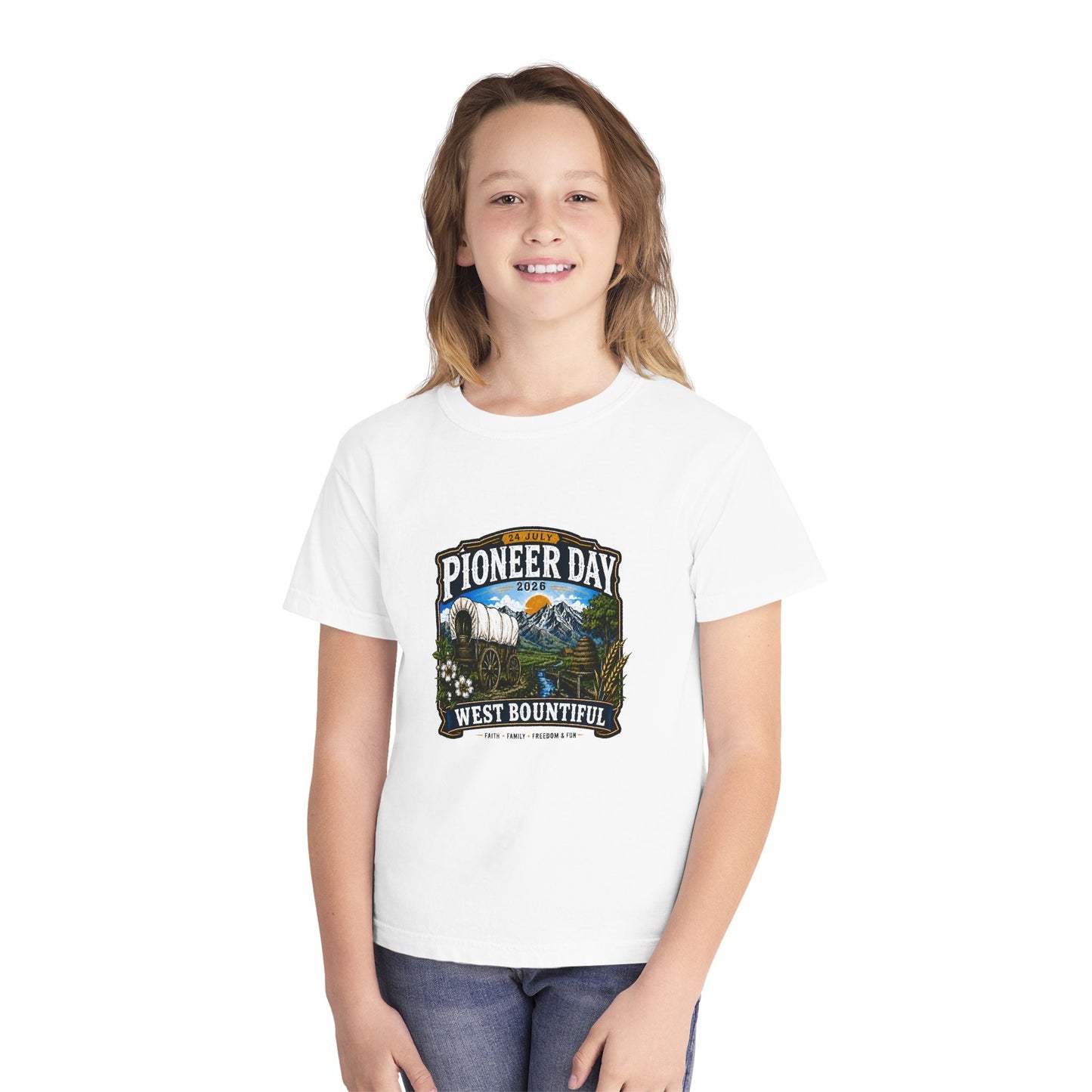 West Bountiful Pioneer Day Tee · Youth · 24 July 2026