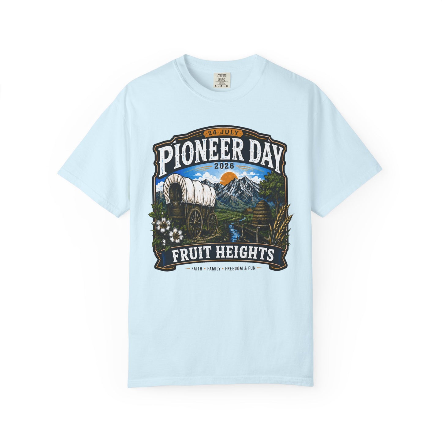Fruit Heights Pioneer Day Tee · 24 July 2026