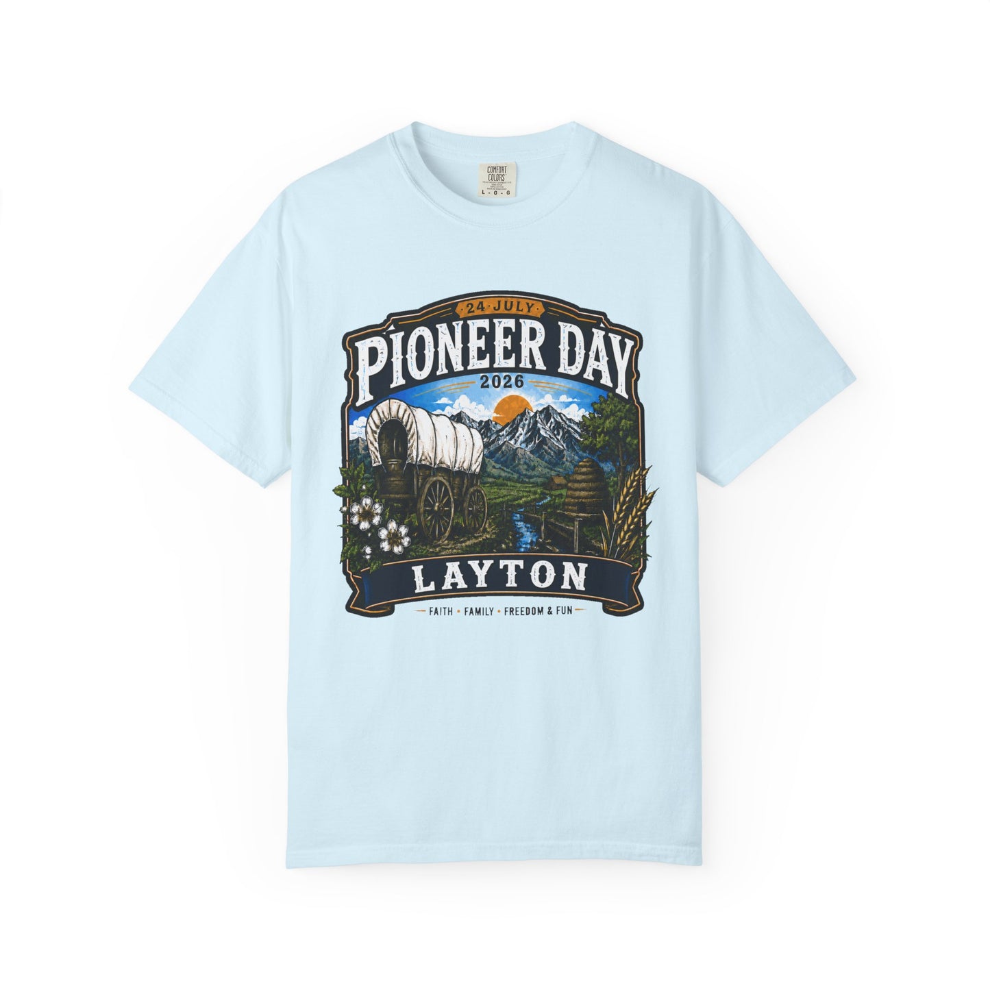 Layton Pioneer Day Tee · 24 July 2026