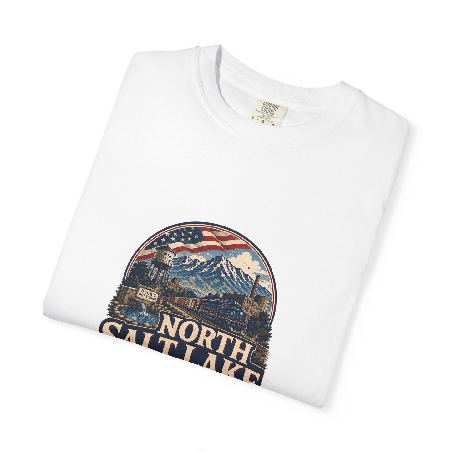 North Salt Lake City Spirit Tee · Celebrating America's 250th