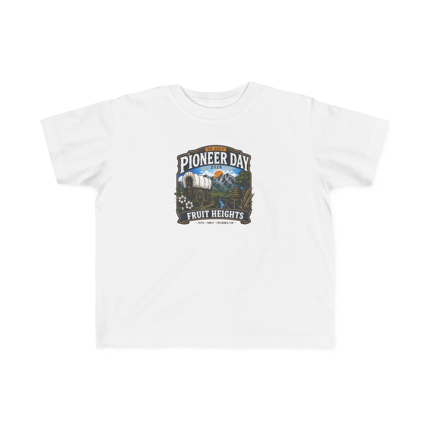 Fruit Heights Pioneer Day Tee · Toddler · 24 July 2026