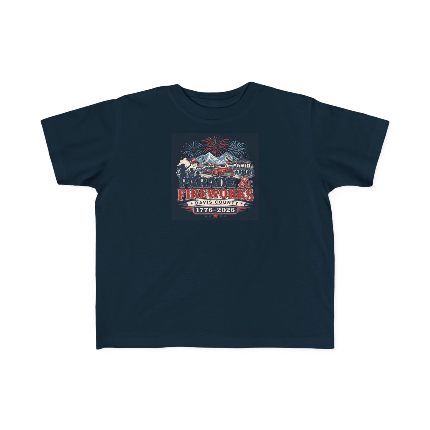 Parade & Fireworks Tee · Toddler · Davis County 250 · 1776–2026