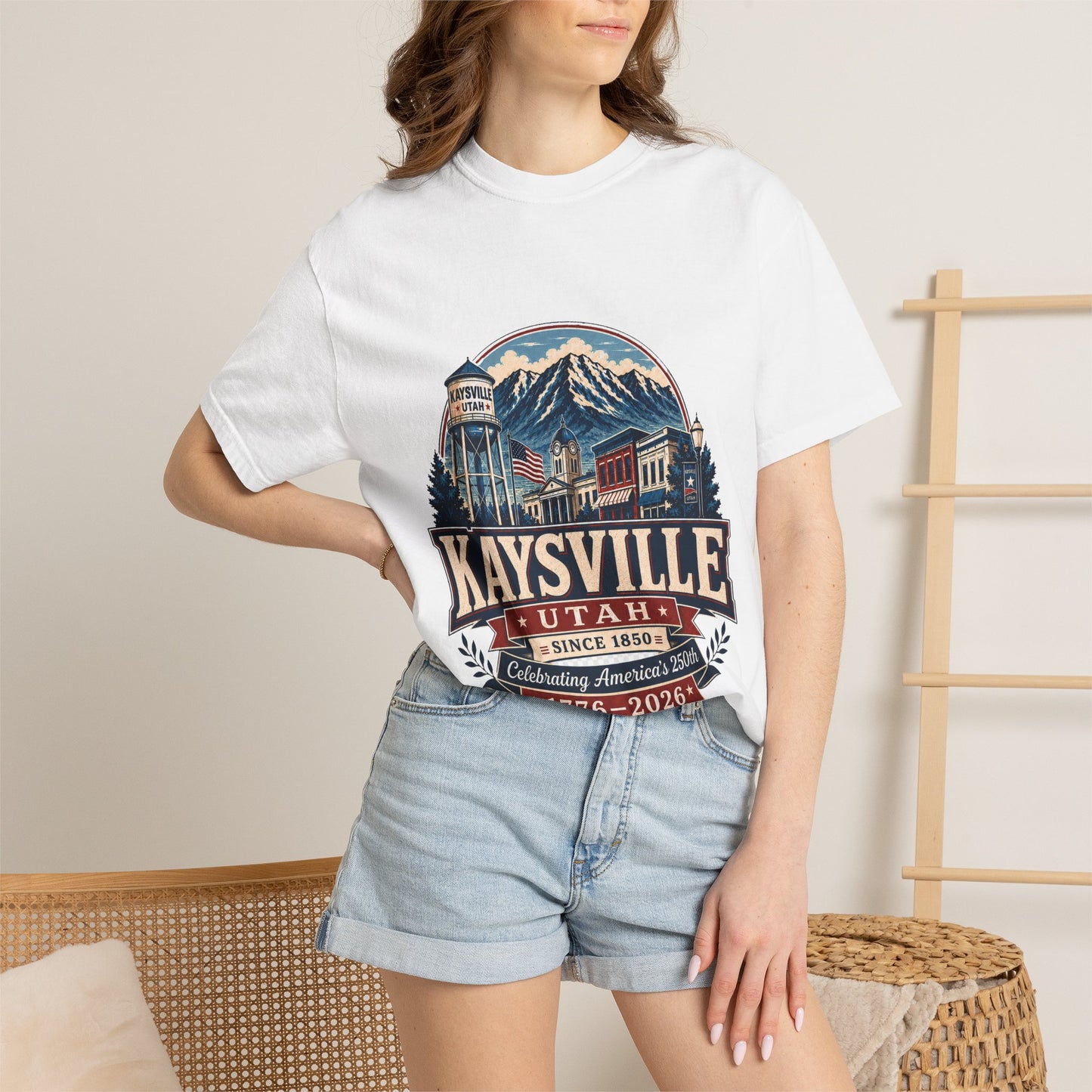 Kaysville City Spirit Tee · Celebrating America's 250th