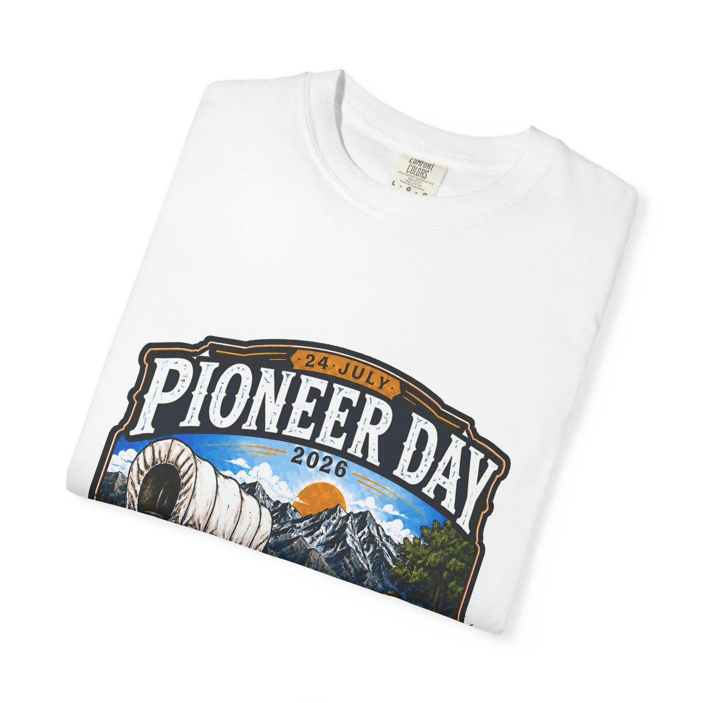 Sunset Pioneer Day Tee · 24 July 2026