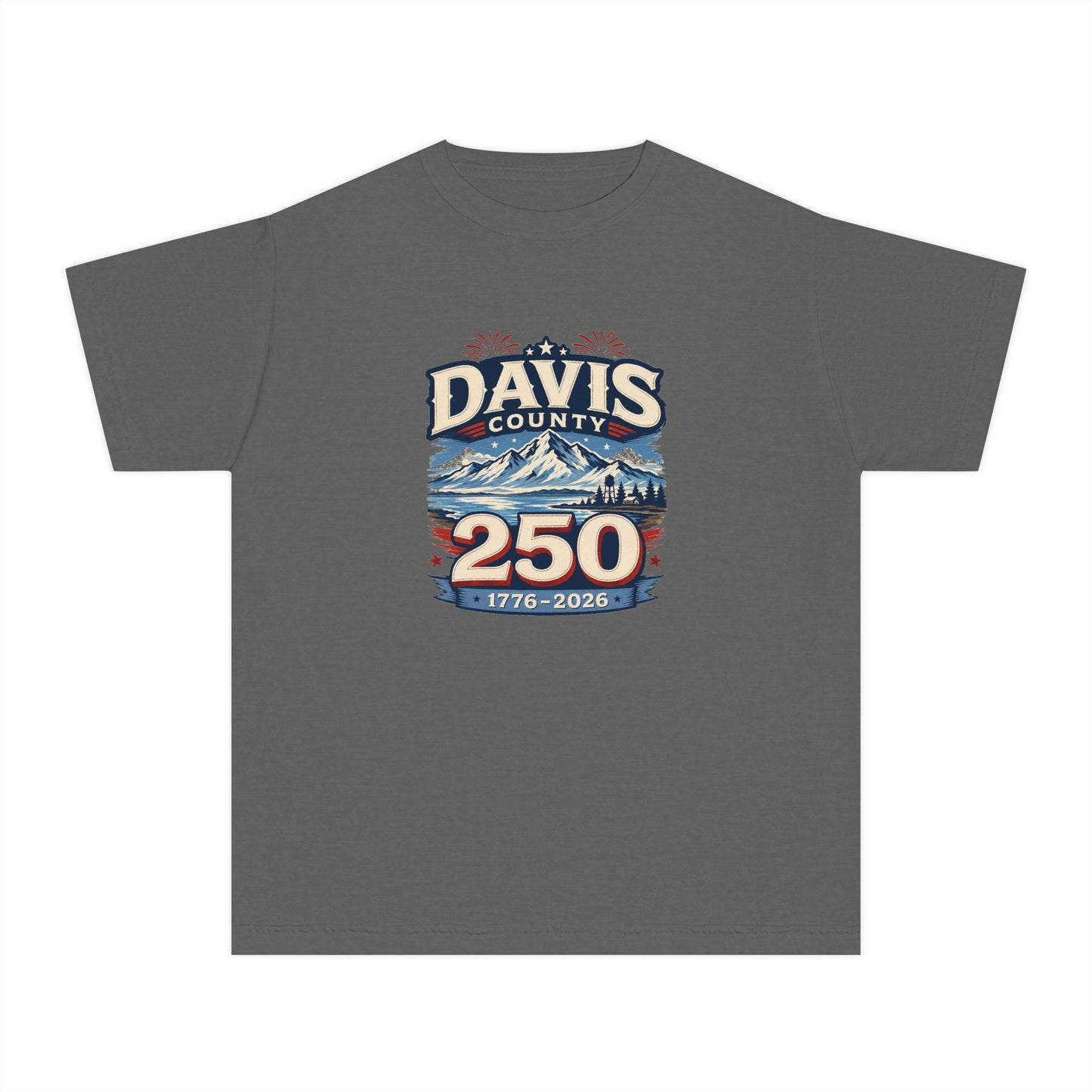 Davis County 250 — Hero Tee · Youth · 1776–2026