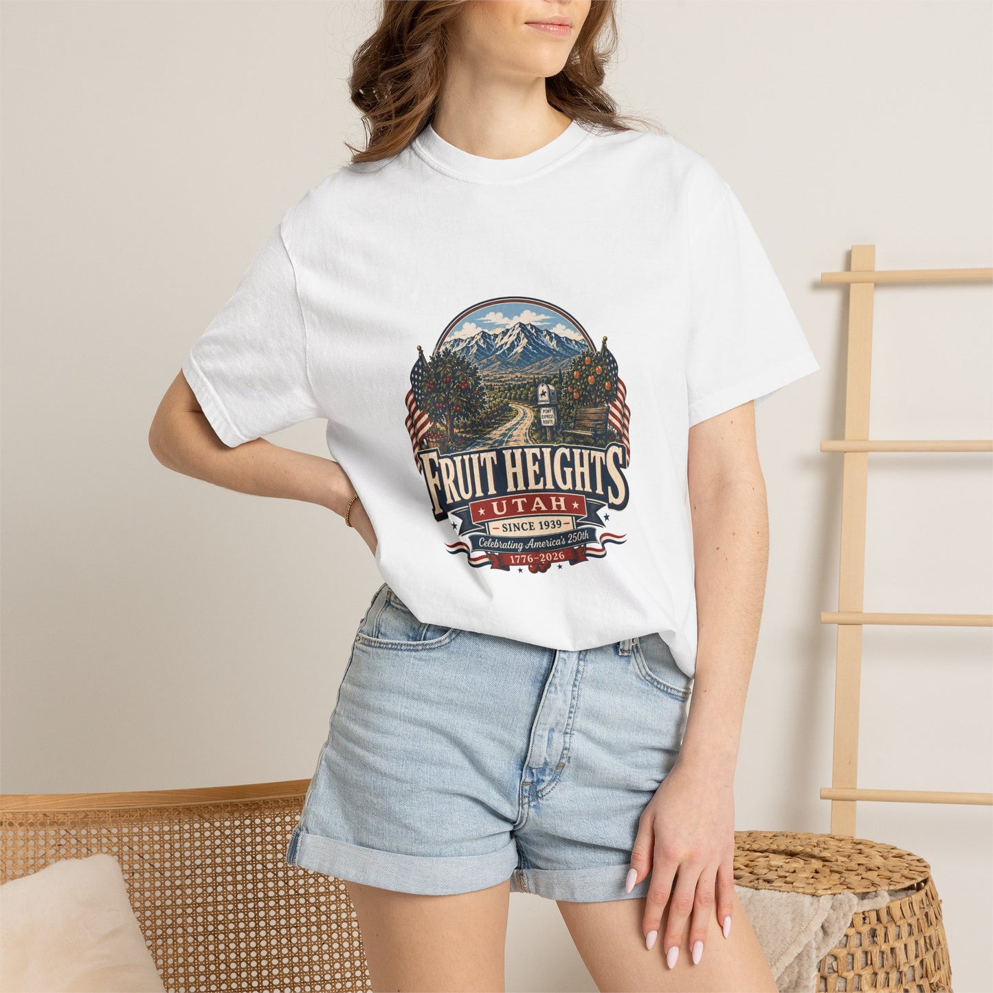 Fruit Heights City Spirit Tee · Celebrating America's 250th