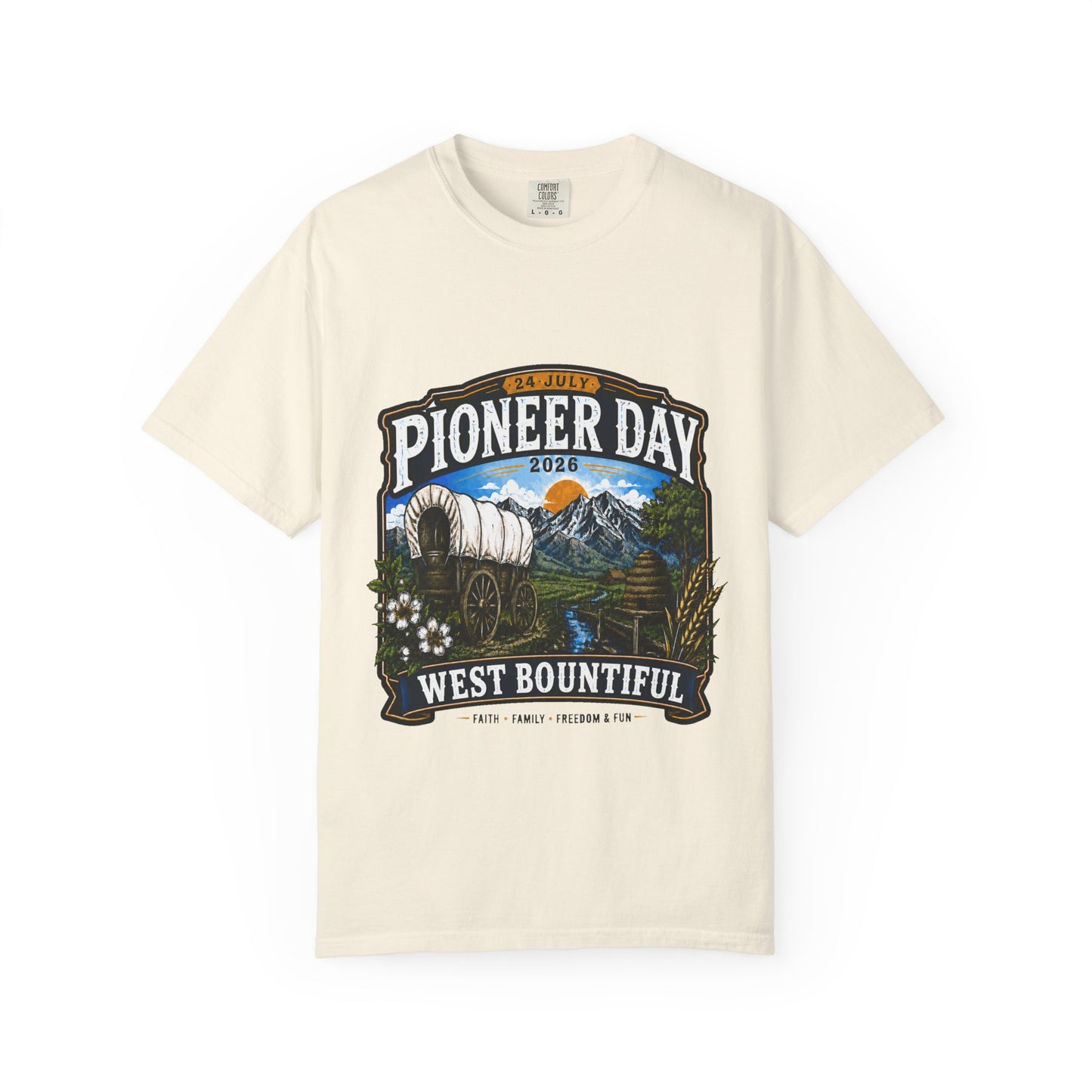 West Bountiful Pioneer Day Tee · 24 July 2026