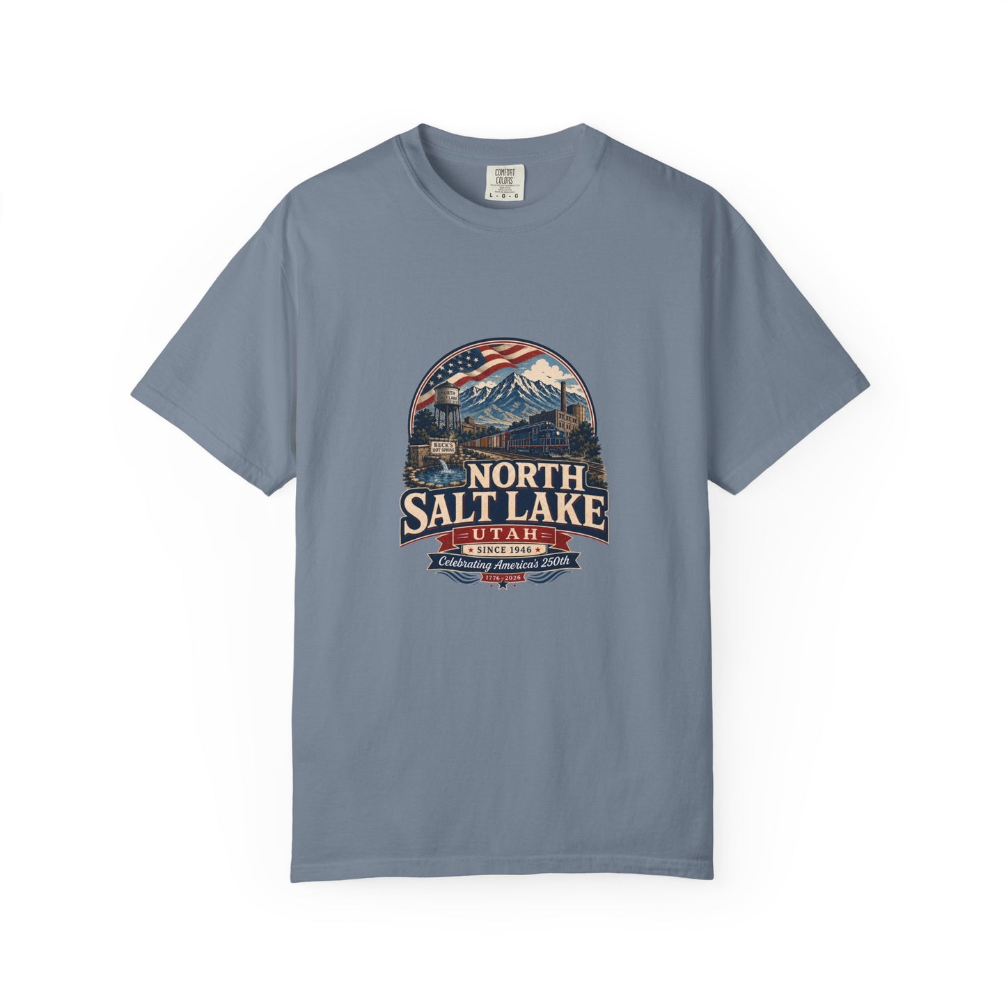 North Salt Lake City Spirit Tee · Celebrating America's 250th