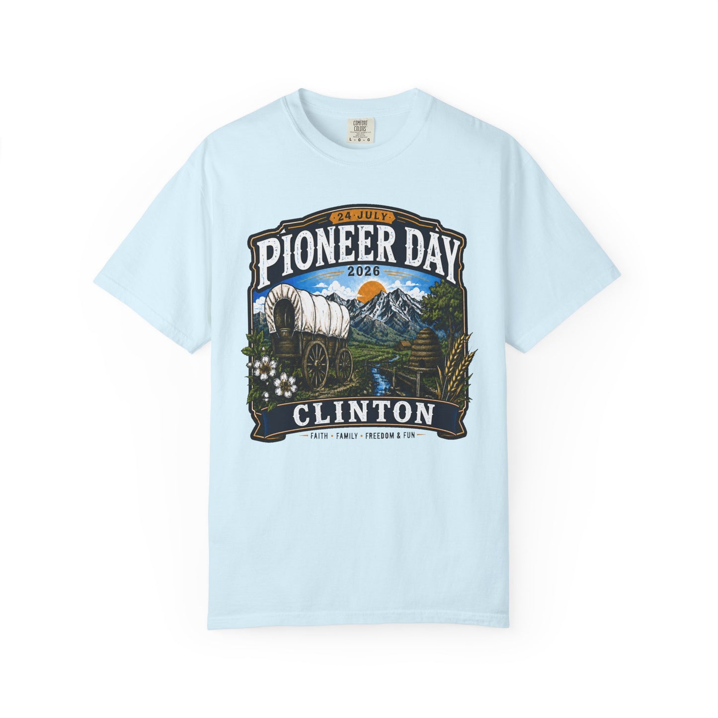 Clinton Pioneer Day Tee · 24 July 2026