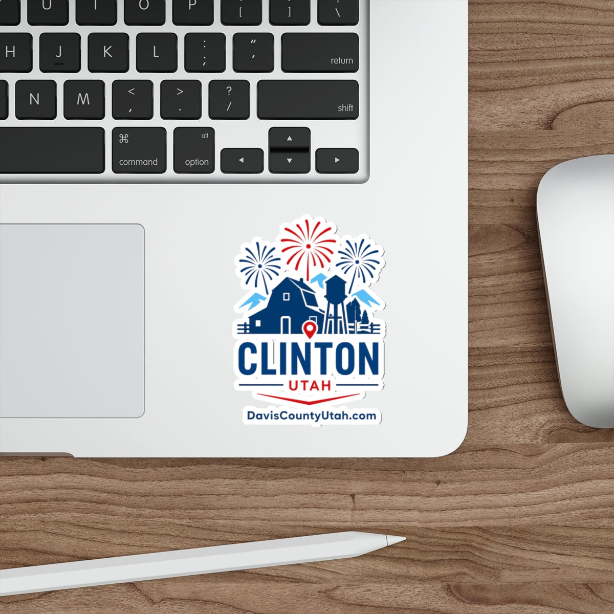 Clinton, Utah Die-Cut Sticker