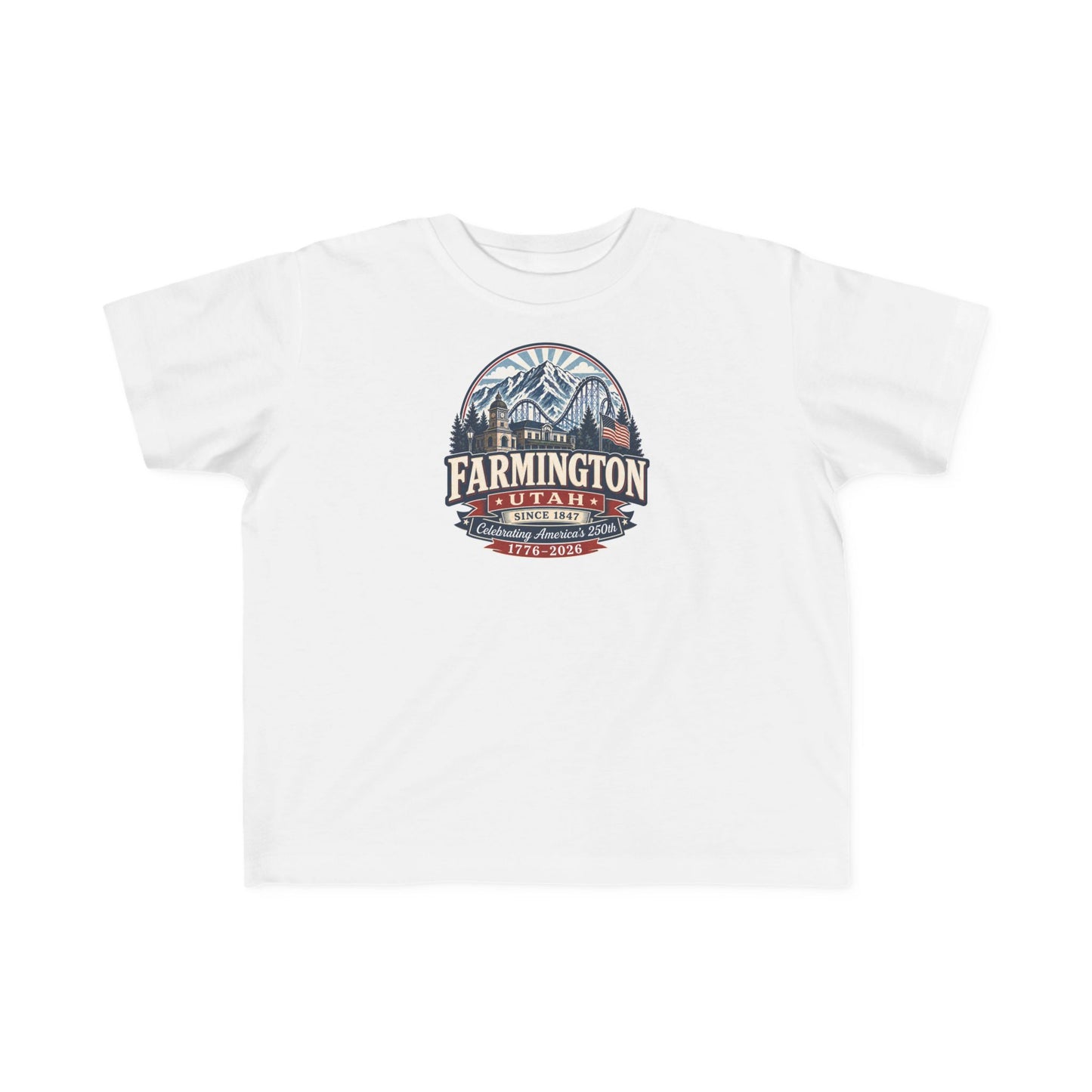 Farmington City Spirit Tee · Toddler · Celebrating America's 250th