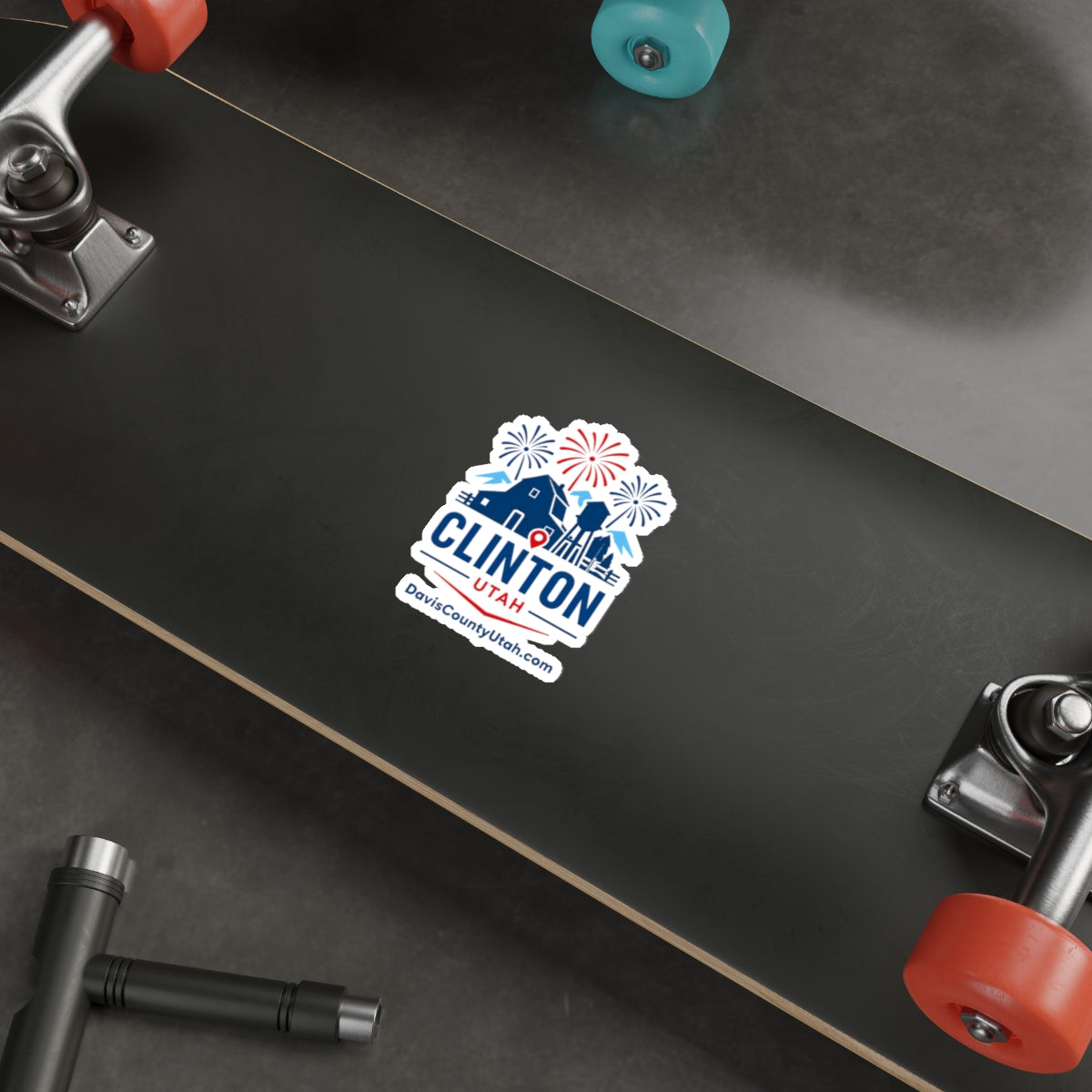Clinton, Utah Die-Cut Sticker