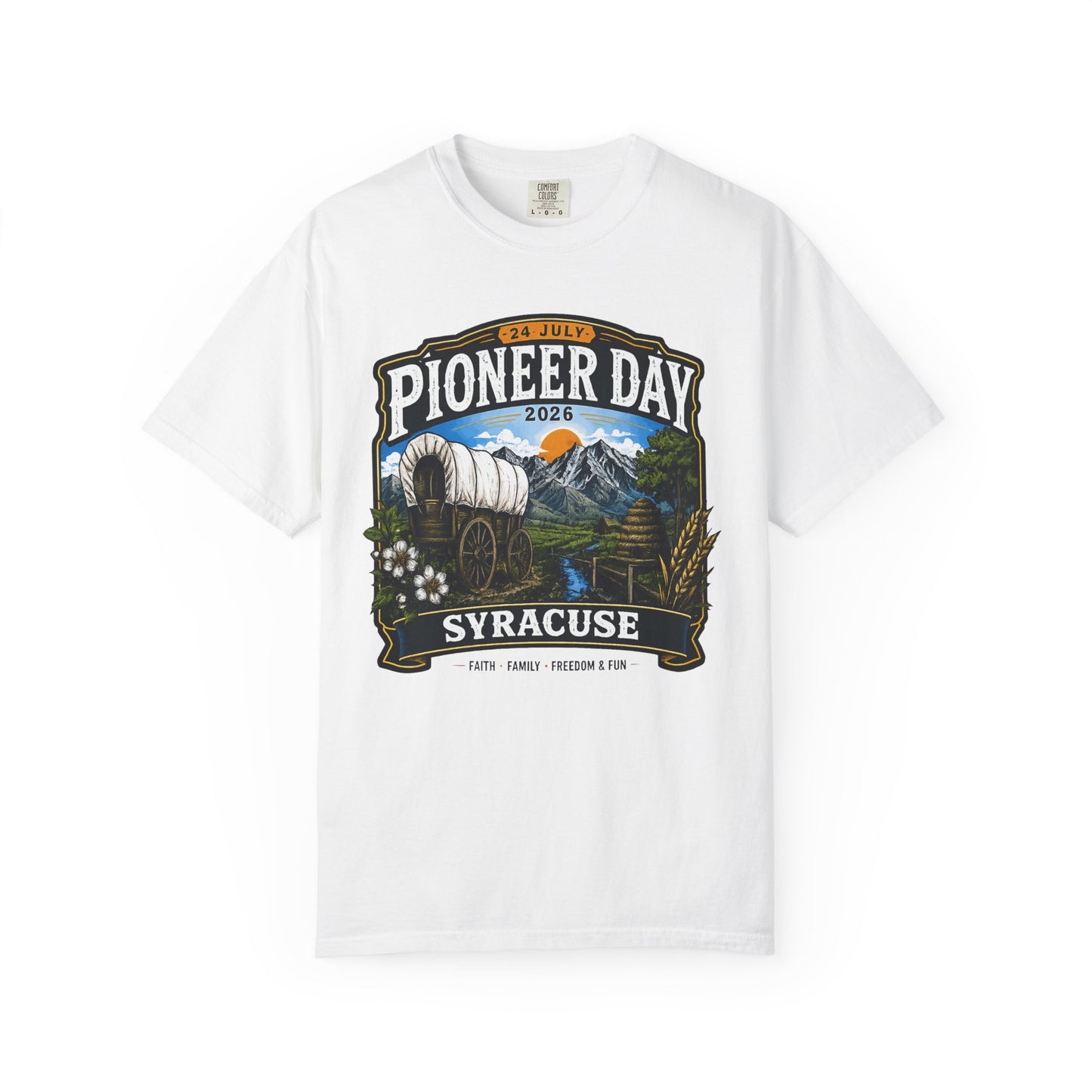 Syracuse Pioneer Day Tee · 24 July 2026