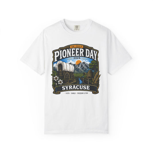 Syracuse Pioneer Day Tee · 24 July 2026