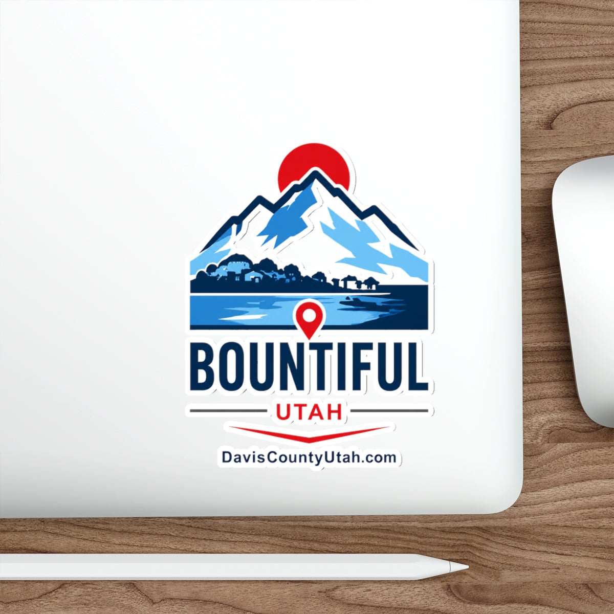 Bountiful, Utah Die-Cut Sticker