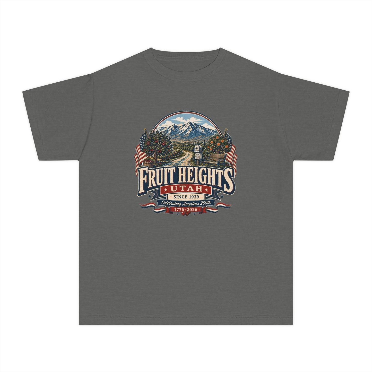 Fruit Heights City Spirit Tee · Youth · Celebrating America's 250th