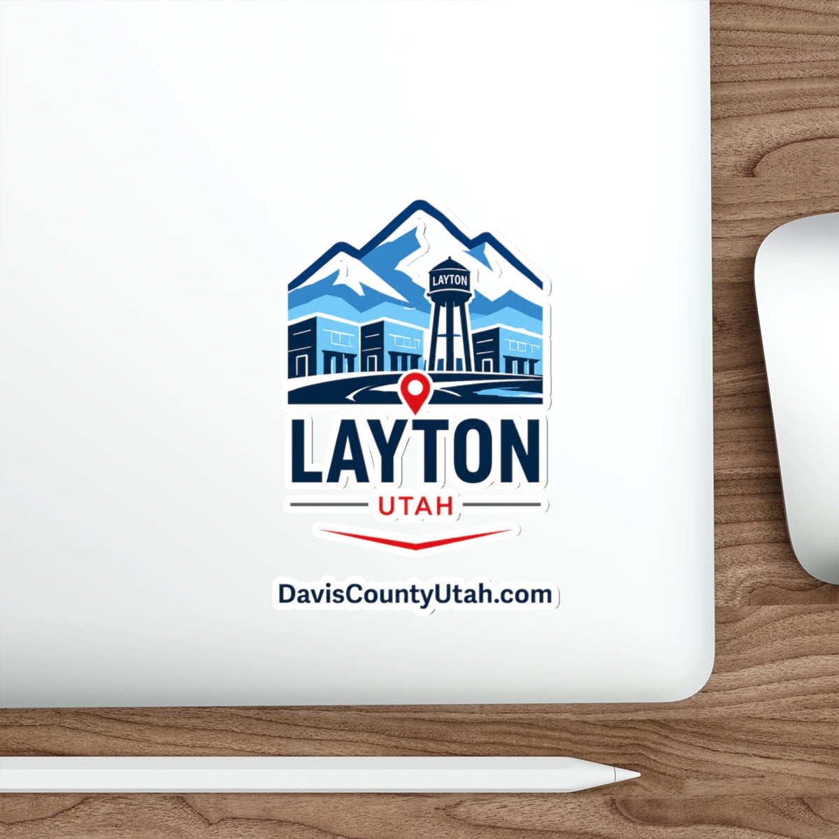 Layton, Utah Die-Cut Sticker