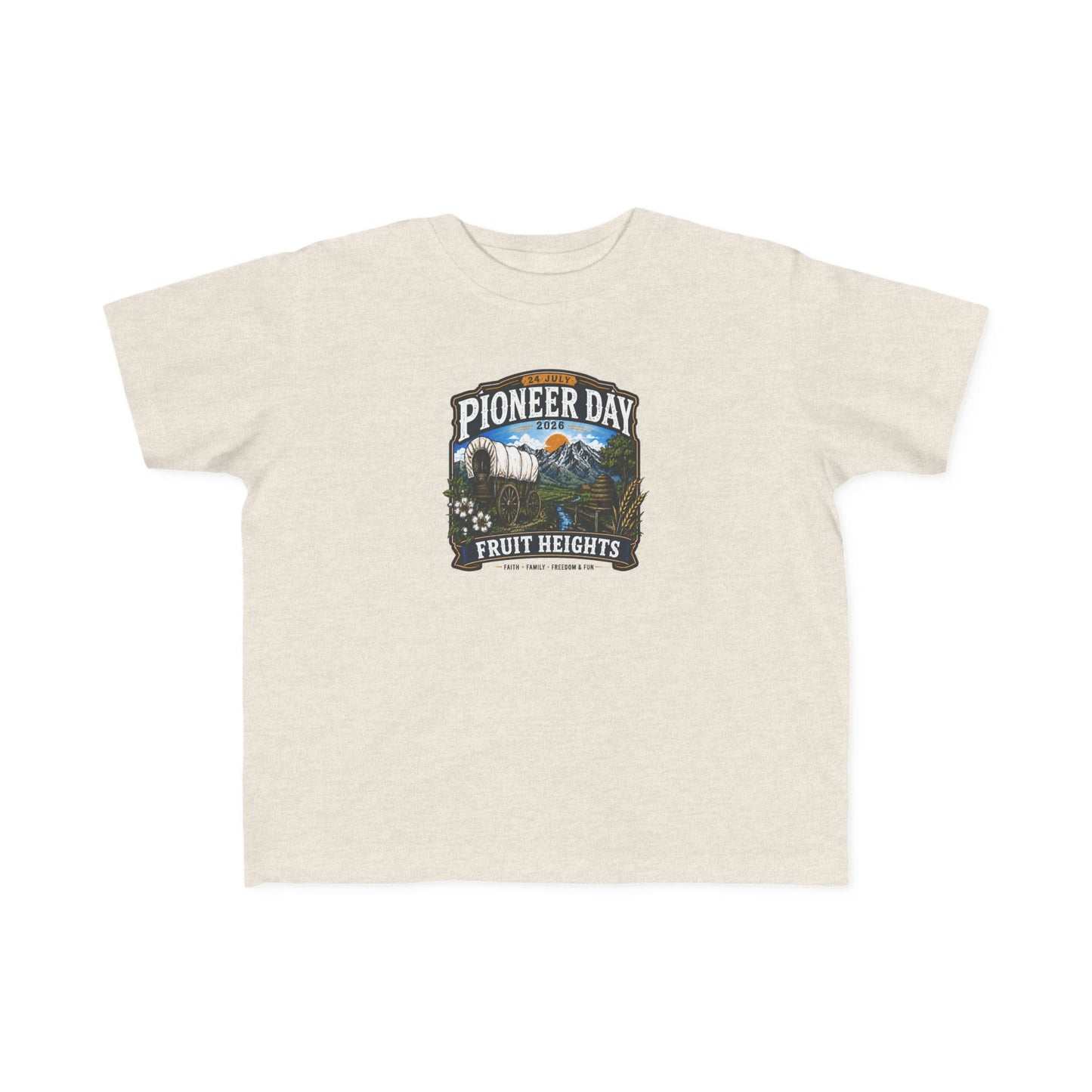 Fruit Heights Pioneer Day Tee · Toddler · 24 July 2026