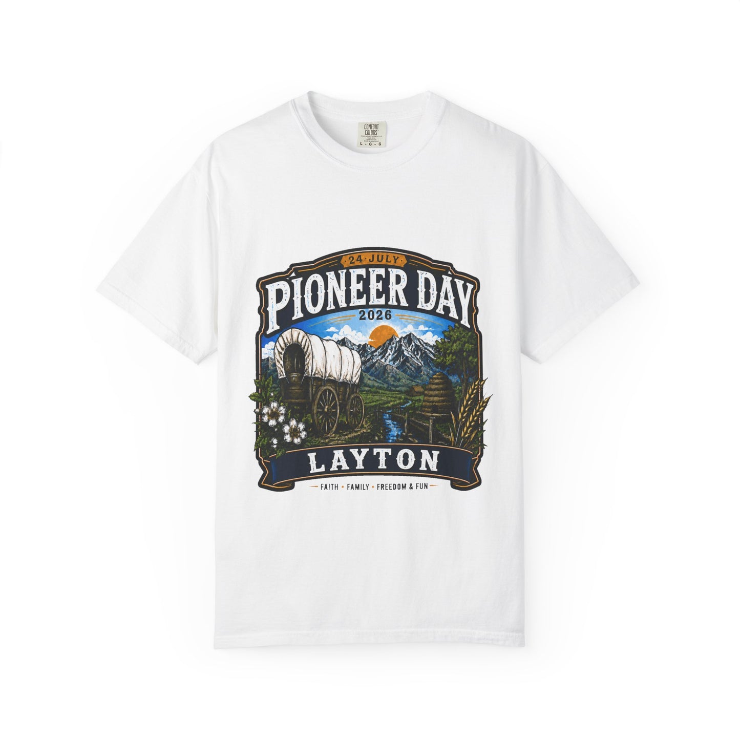Layton Pioneer Day Tee · 24 July 2026