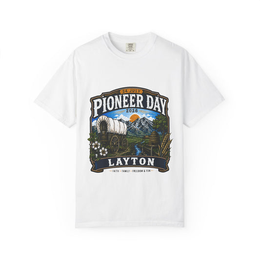 Layton Pioneer Day Tee · 24 July 2026