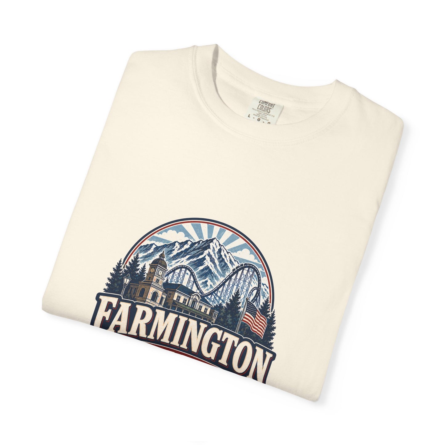 Farmington City Spirit Tee · Celebrating America's 250th