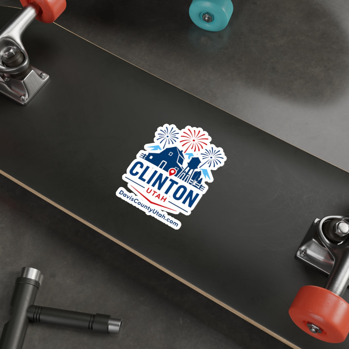 Clinton, Utah Die-Cut Sticker