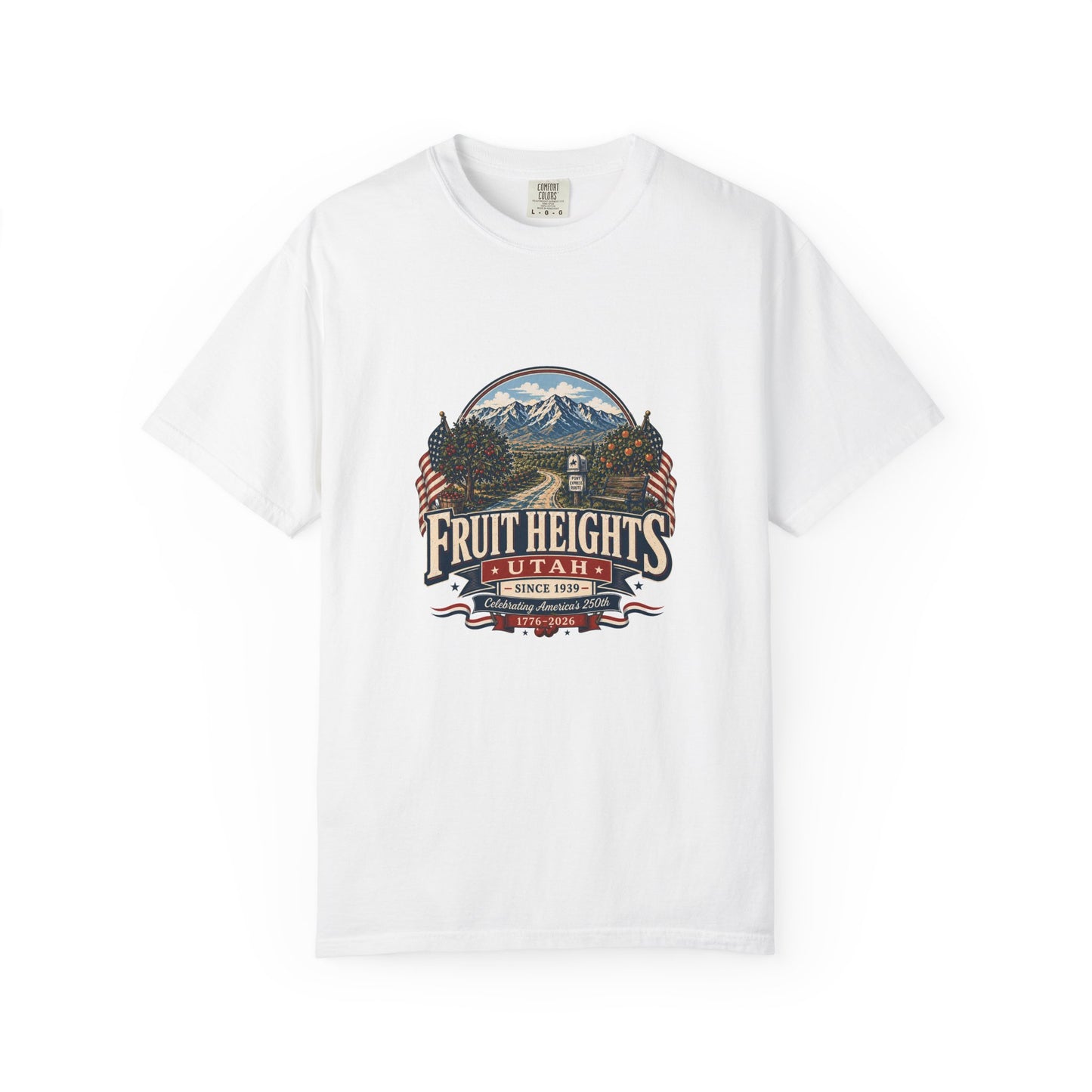 Fruit Heights City Spirit Tee · Celebrating America's 250th
