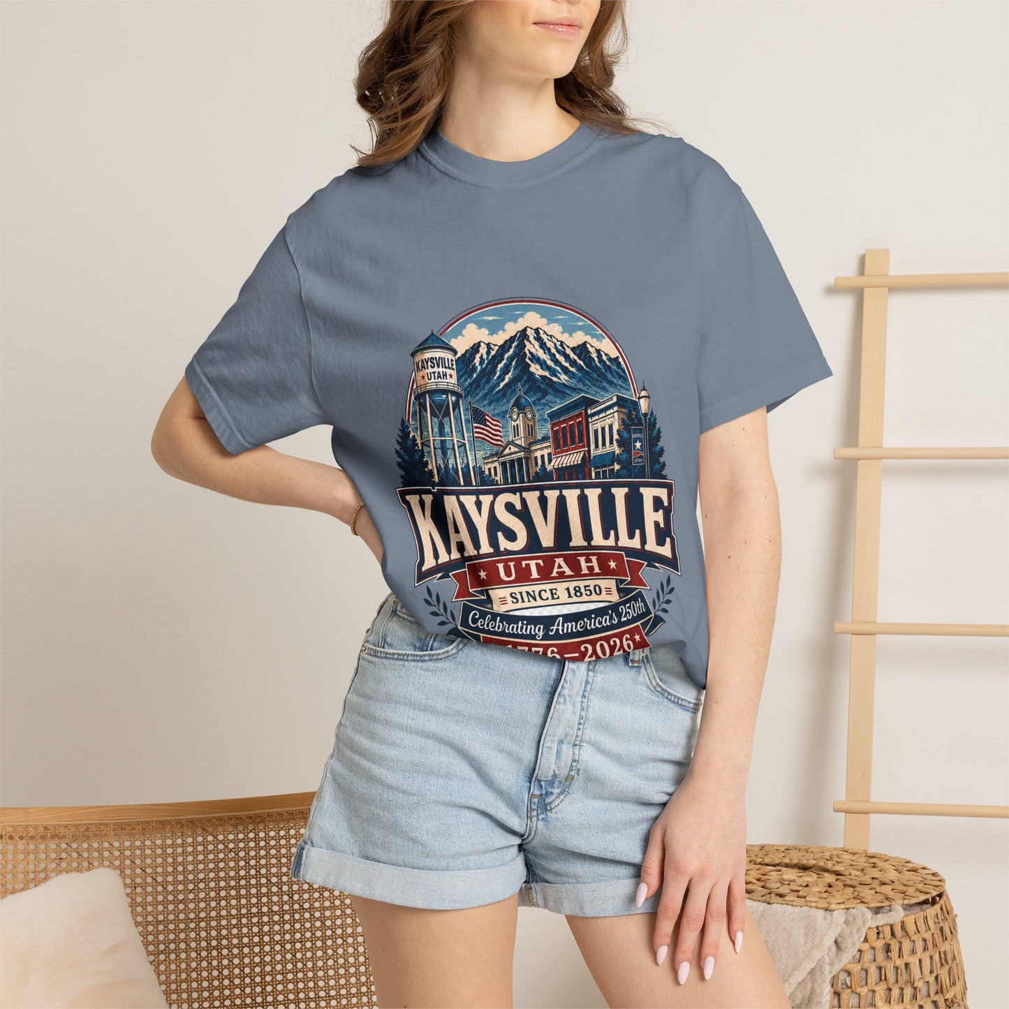 Kaysville City Spirit Tee · Celebrating America's 250th