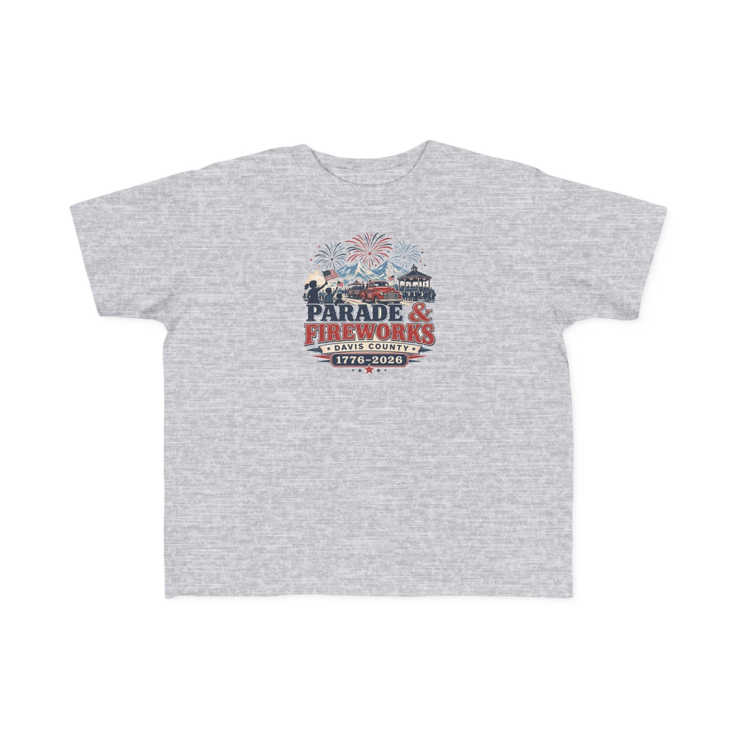 Parade & Fireworks Tee · Toddler · Davis County 250 · 1776–2026
