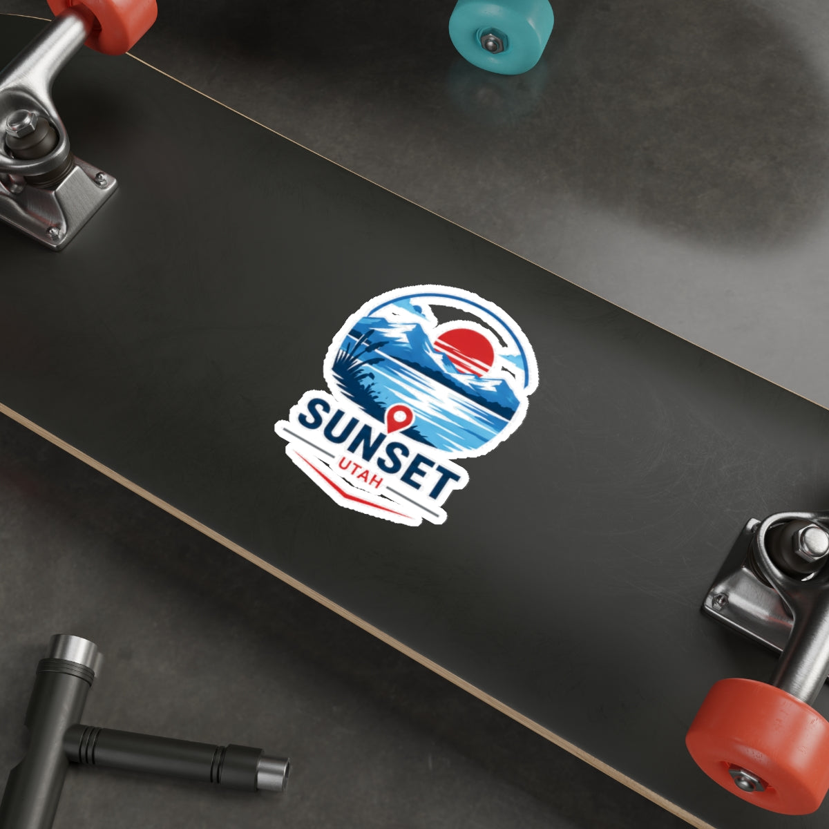 Sunset, Utah Die-Cut Sticker