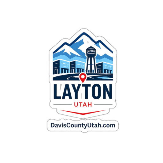 Layton, Utah Die-Cut Sticker