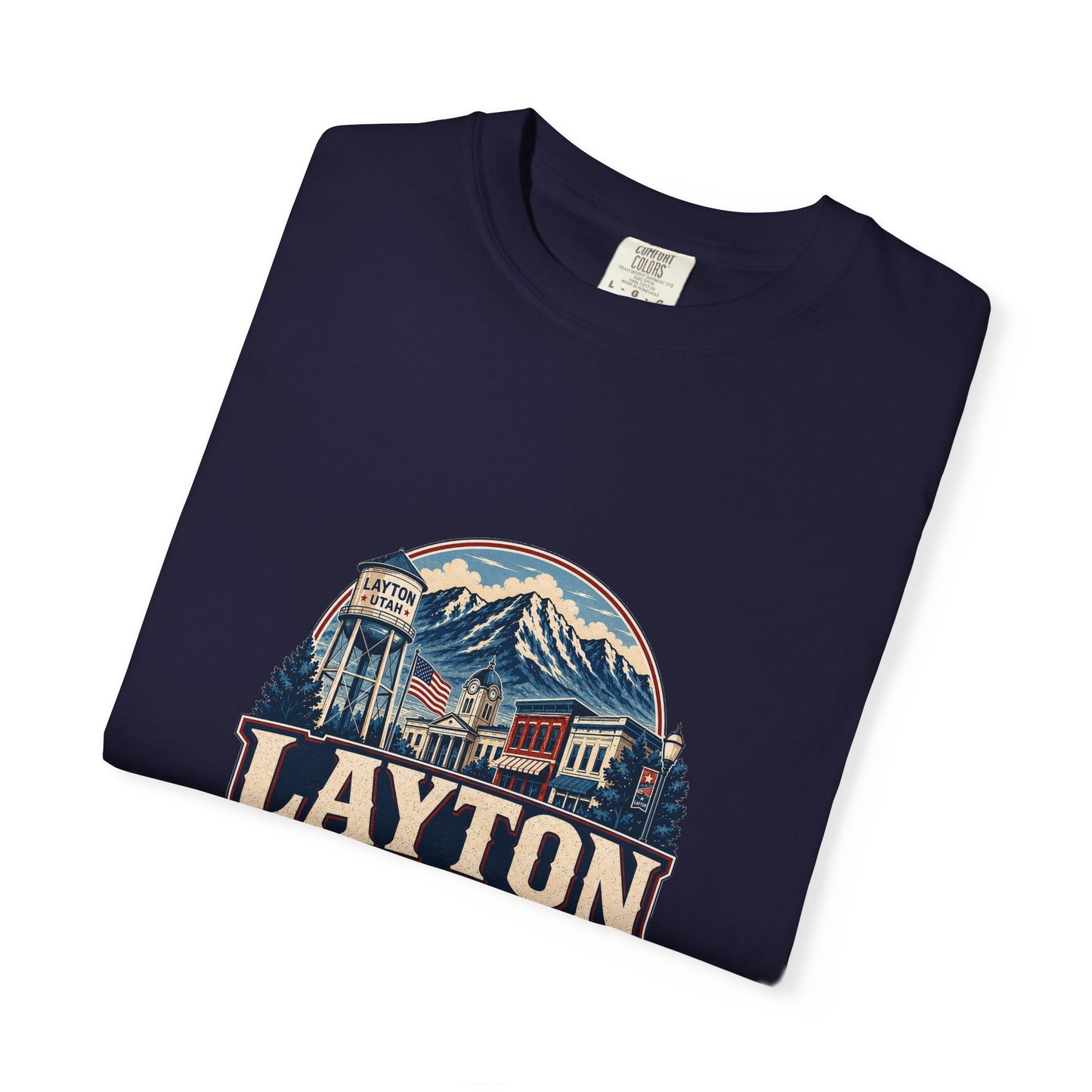 Layton City Spirit Tee · Celebrating America's 250th