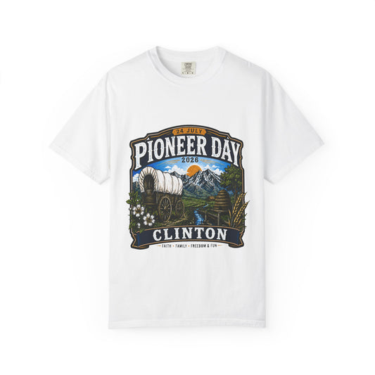 Clinton Pioneer Day Tee · 24 July 2026