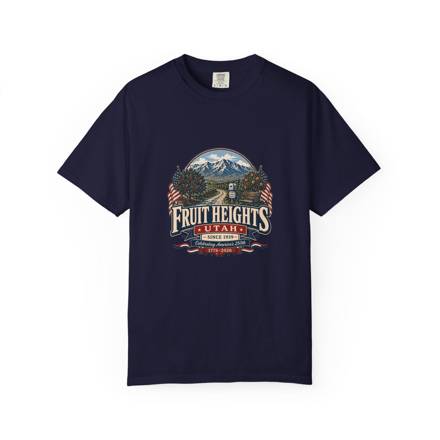 Fruit Heights City Spirit Tee · Celebrating America's 250th