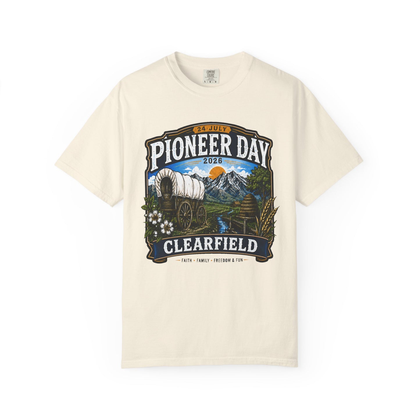 Clearfield Pioneer Day Tee · 24 July 2026