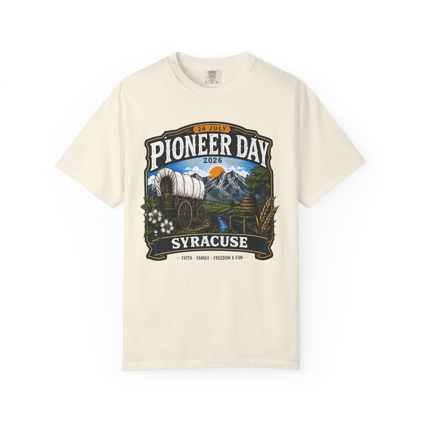 Syracuse Pioneer Day Tee · 24 July 2026