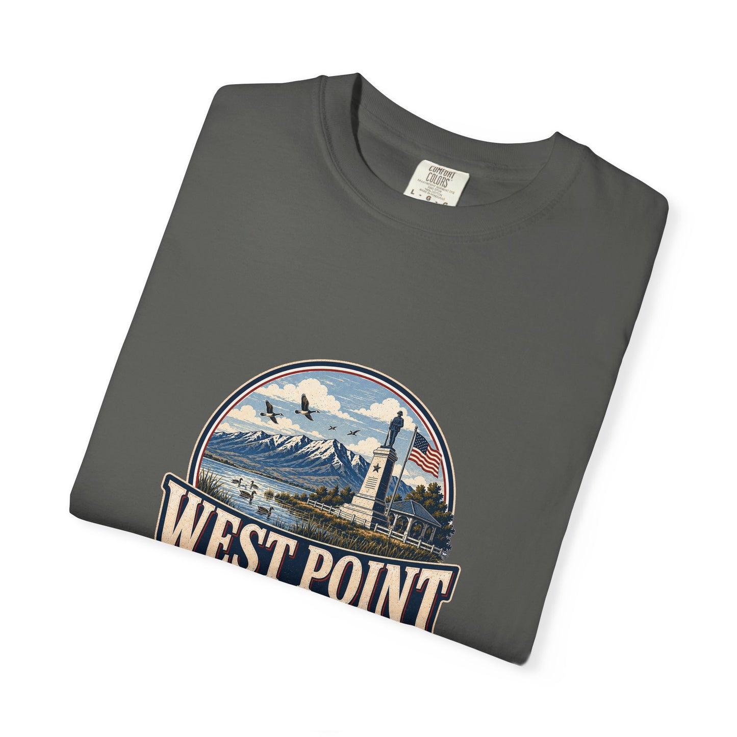 West Point City Spirit Tee · Celebrating America's 250th