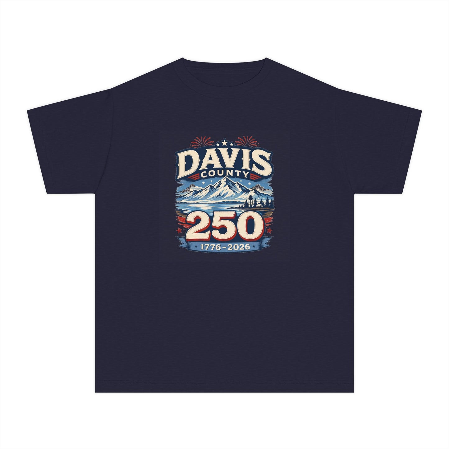 Davis County 250 — Hero Tee · Youth · 1776–2026