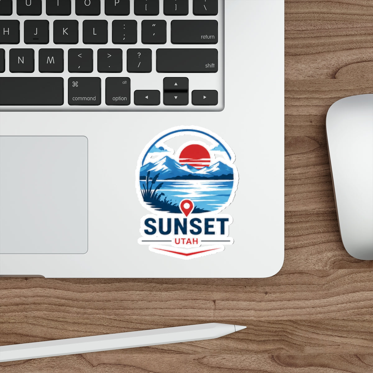 Sunset, Utah Die-Cut Sticker